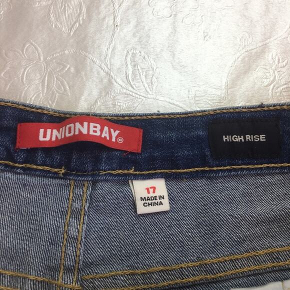 Unionbay Roxie Denim Shorts 1981 Blue size 17 - Picture 6 of 10